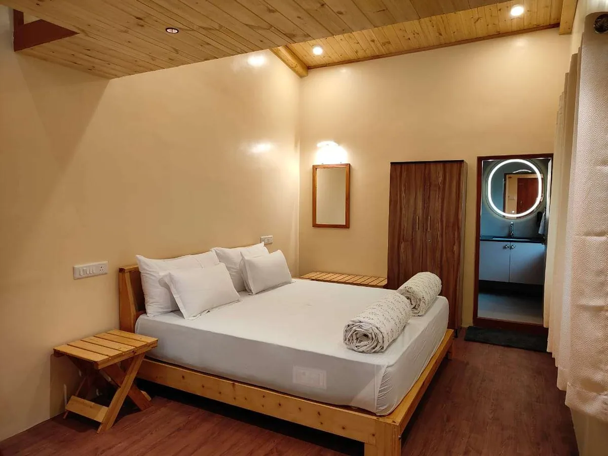 Bedroom in a Garden View with Loft room at Aranyasun
